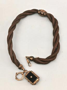 Haar-Uhrkette Biedermeier
