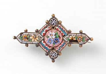 Millefiori-Brosche