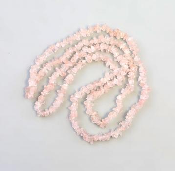 Lange Rosenquarz Kette