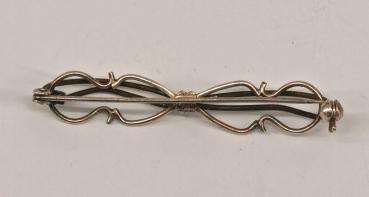 Brosche Schleife 835er Silber