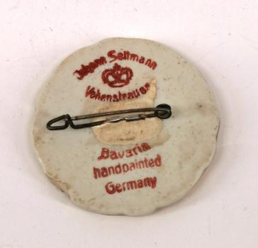 Porzellan Brosche Seltmann Vohenstrauss