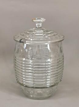 Kristall-Bowle handbeschliffen