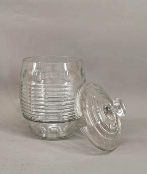 Kristall-Bowle handbeschliffen