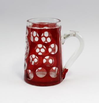 Überfang-Andenken-Bierkrug