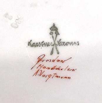Dessertgarnitur Grüner Drache Kaestner
