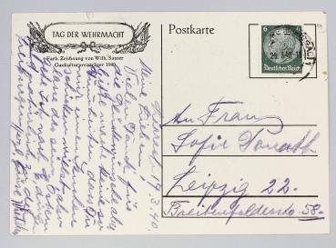 Postkarte Tag der Wehrmacht 1940