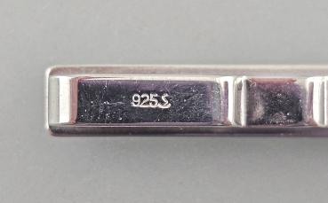 Silberne Krawattenklammer L 5,5 cm