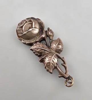 Silberner Anhänger Rose