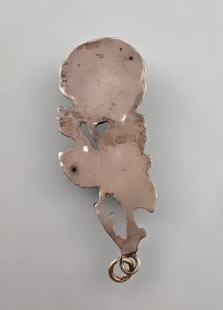 Silberner Anhänger Rose