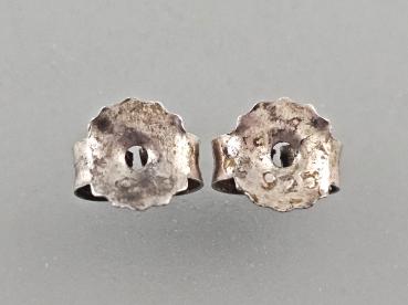 Silberne Creolen D 2 cm