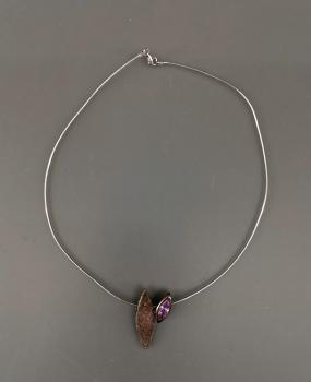 Kette mit Amethystanhänger
