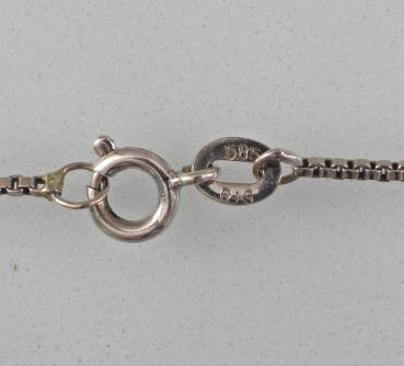 Rubin-Gold-Anhänger mit Kette