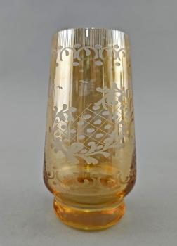 handgeschliffenes Glas Jagdmotiv
