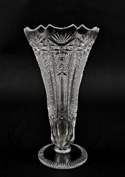 Kratervase auf Fuß Kristall