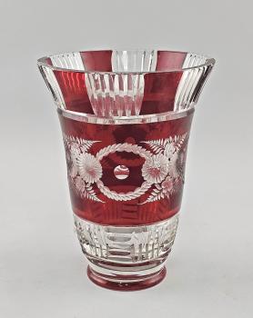 Kristallvase Art déco