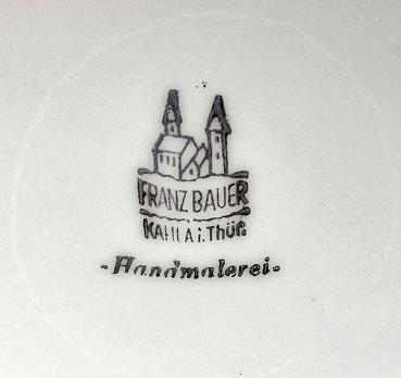 Paar Baluster-Vasen Handmalerei
