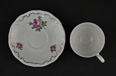 Mokkatasse Rosendekor