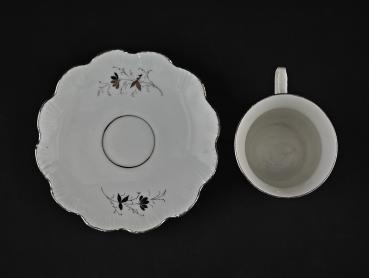 Silberhochzeitstasse "Dem Silberbräutigam"