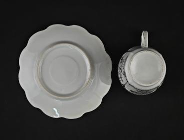 Silberhochzeitstasse "Dem Silberbräutigam"