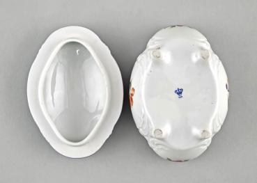 Barock-Dose Blumen Lichte 12x9x7cm