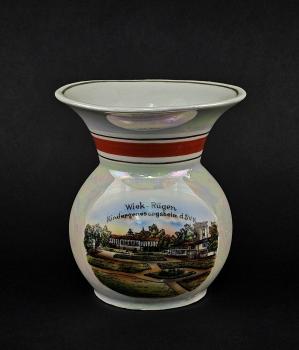 Andenken-Vase Wiek Rügen Kindergenesungsheim d. SVK