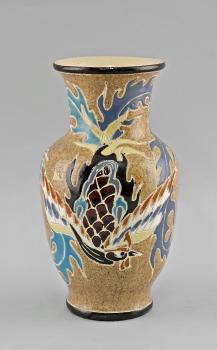 Vase Emailmalerei