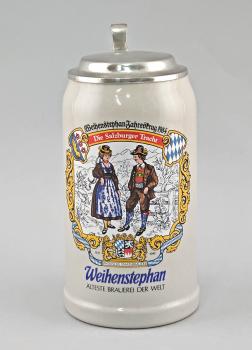 Sammler-Bierkrug Weihenstephan Jahreskrug 1984