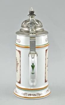 Sammler-Bierkrug Saarfürst Merzig Jahreskrug 1988