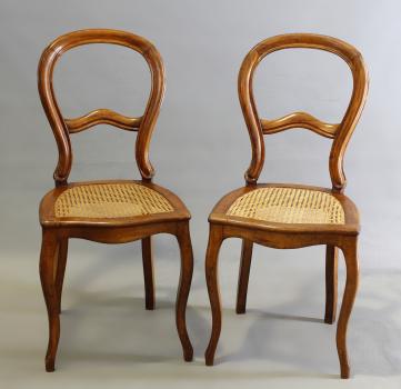 Paar Salonstühle Spätbiedermeier