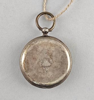 Versilberte Schlüssel - Taschenuhr