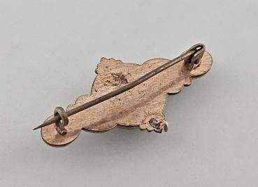 Brosche Historismus feine Gravur 4x2cm