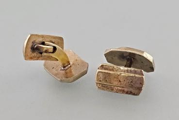 Paar Manschettenknöpfe Art déco Vintage 1,8x1,3cm