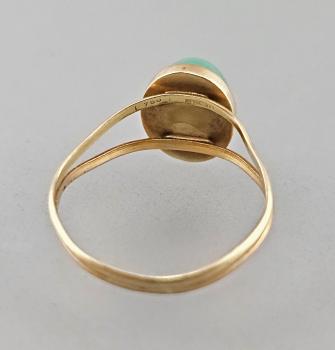 Goldene Chrysopras-Garnitur