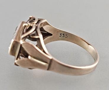 Bergkristall-Ring Art déco Ring