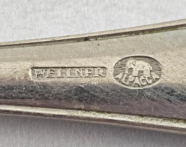 Tortenheber Wellner Alpacca-Silber profiliert L 25 cm
