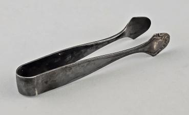 Versilberte Zuckerzange WMF Akanthusrelief L 10 cm