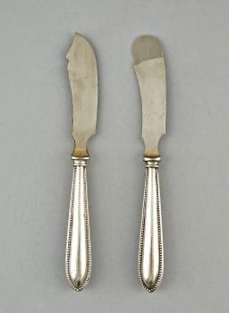 Silbernes Käse- und Buttermesser