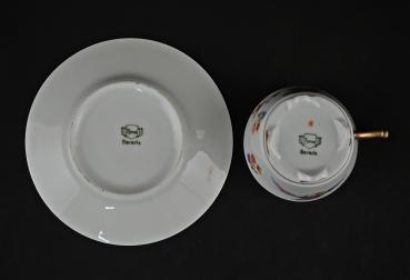 Mokkatasse Thomas Art déco Blumendekor
