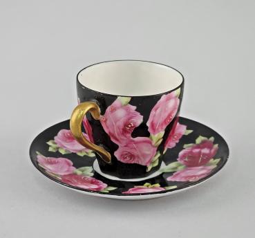 Mokkatasse Rosen Mäbendorf