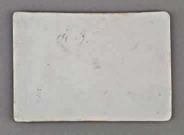 Porzellanbild Küstenansicht mit Leuchtturm