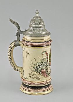 Freundschafts-Bierkrug Historismus 3.9.1896