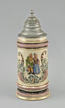 Freundschafts-Bierkrug Historismus 3.9.1896