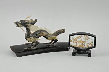Asiatischer Drache + Aufsteller