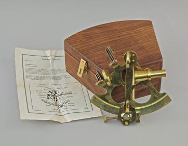 Sextant im Kasten