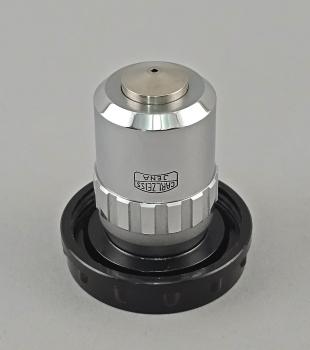Preview: Mikroskop-Objektiv Carl Zeiss Jena Planachromat 40/0,65 160/0,17 RMS Vorserie?