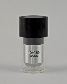 Mikroskop-Objektiv Carl Zeiss Jena 40/0,65 160/0,17 RMS