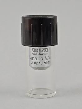 Preview: Mikroskop-Objektiv Zeiss West Planapo 4/0,14 160/- 460240-9903 RMS