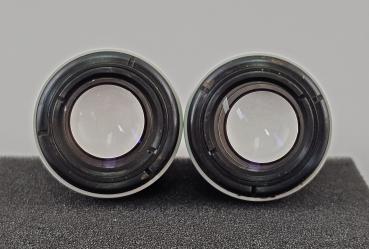 Preview: Mikroskop-Okular Paar Carl Zeiss aus Jena GF-P 10x 20 Pol Brille Fadenkreuz 23,2mm