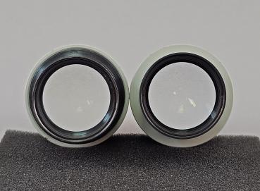 Preview: Mikroskop-Okular Paar Carl Zeiss Jena GF-Pw 10x 25 Brille 30mm