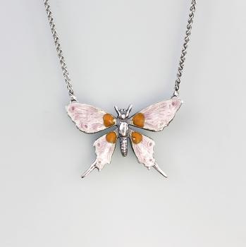 emailliertes Collier Schmetterling